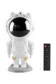 Projeksiyon Astronot Lamba Speaker Sevimli Astronot Bluetooth Hoparlör thumbnail 1
