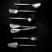 Fecra Luxe Silver 6 Parça Servis Seti Sade thumbnail 3