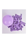 Makaron Mor Pastel Balon 10'lu thumbnail 1