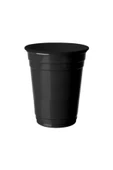 Siyah Plastik Bardak  Çatal tabak thumbnail 2