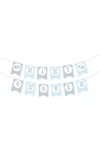 Baby Shower Mavi Harf Afiş thumbnail 1