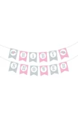 Baby Shower Pembe Harf Afiş thumbnail 1