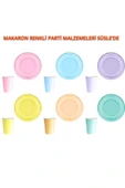 Makaron Karton Bardak, 8 Adet - Lila thumbnail 4