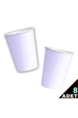 Makaron Karton Bardak, 8 Adet - Lila thumbnail 2