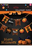 Turuncu Halloween Temalı Bayrak Set thumbnail 2