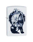 Zippo Wolf Mountain Compass Dizayn Çakmak thumbnail 1