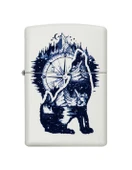 Zippo Wolf Mountain Compass Dizayn Çakmak thumbnail 2