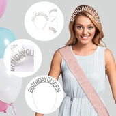 Birthday Queen Yazılı Kraliçe Taç thumbnail 2