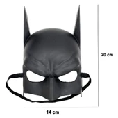 Siyah Çocuk Batman Maskesi Lastikli thumbnail 2