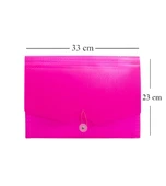 Körüklü Dosya 13 Bölümlü Cepli - Pembe thumbnail 4