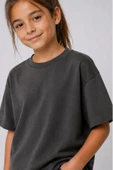 Unisex Basic Kısa Kollu Çocuk T-Shirt thumbnail 4