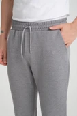 Premium Oxford Örme Regular Fit  Duble Paça Erkek Pantolon- Gri thumbnail 2