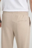 Premium Oxford Örme Regular Fit Duble Paça Erkek Pantolon- Bej thumbnail 3