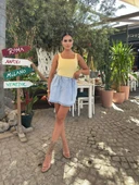 denim likralı  etek thumbnail 2