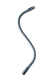 Metal Spiral Hortum (30cm-8mm) Krom Kaplama Masa lambası Aplik vb için (M10) thumbnail 3