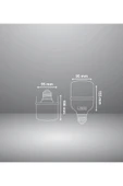80 Watt Usb Şarjlı Kamp Ampulü - Kancalı Kamp Çadır Lambası 6500K (Teleskopik) thumbnail 2