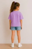 Kız Çocuk Basic kısa Kollu T-Shirt thumbnail 8
