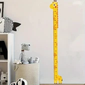 Sevimli Sarı Zürafa Boy Ölçüsü Sticker thumbnail 3