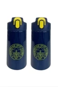 Fenerbahçe Lisanslı Logolu Pipetli Çelik Matara 500ML thumbnail 2