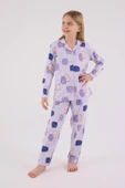 RolyPoly Kız Çocuk Gömlek Pijama Lila thumbnail 3