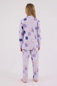 RolyPoly Kız Çocuk Gömlek Pijama Lila thumbnail 4