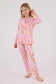 RolyPoly Kız Çocuk Gömlek Pijama Açık Pembe thumbnail 5