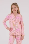RolyPoly Kız Çocuk Gömlek Pijama Açık Pembe thumbnail 6