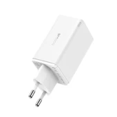 BASEUS GAN6 65W ADAPTÖR +100W KBL BEYAZ thumbnail 1