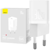 BASEUS GaN5 MİNİ 30W ADAPTÖR-BEYAZ thumbnail 3