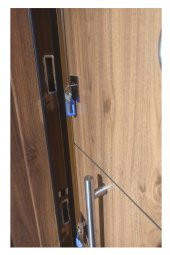 Tezwood 3654 Ahşap Kaplama Daire Çelik Kapı Rustik Model thumbnail 2