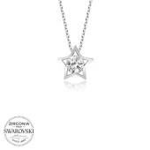 Swarovski Taşlı Gümüş Yıldız Bayan Kolye thumbnail 2