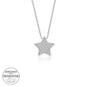 Swarovski Taşlı Gümüş Yıldız Bayan Kolye thumbnail 3