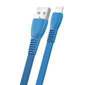 FitPlus Flat FS-401 Micro USB Data/Şarj Kablosu 2.4A 1mt thumbnail 4