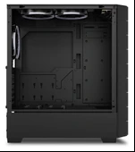 SHARKOON RGB HEX Black ARGB Temperli Yan Cam, 6x120mm ARGB Fan, Type-C 3.2 Gen 2, Siyah, ATX  Kasa thumbnail 4