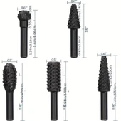 Zhltools Ahşap Oyma Törpü Seti 5 parça thumbnail 2
