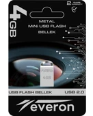 Everon 4gb Metal Usb Mini Flash Bellek thumbnail 1