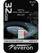 Everon 32gb Metal Usb Mini Flash Bellek thumbnail 1