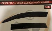 Fiesta Eski Model4lü Mugen Cam Rüzgarlık Seti thumbnail 3