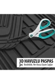 HLP Ford C-max 2005-2010 3d Zebra Siyah Universal Paspas thumbnail 2