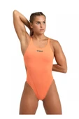 ARENA Team Swim Tech Solid Kadın Yüzücü Mayosu thumbnail 1