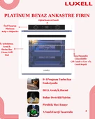 Luxell 88 Lt Plus Beyaz Cam Ankastre Set thumbnail 7