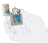 Zippo Old School Graffiti Dizayn Çakmak thumbnail 4