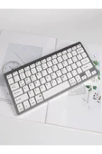 DEANB Mini IOS Android Windows Uyumlu 2.4G+BT5.2+BT3.0 Bluetooth Klavye Mouse Seti thumbnail 6