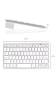 DEANB Mini IOS Android Windows Uyumlu 2.4G+BT5.2+BT3.0 Bluetooth Klavye Mouse Seti thumbnail 4