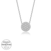 Swarovski Taşlı Gümüş Çember Bayan Kolye thumbnail 2
