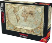 Anatolian 2000 Parça Dünya Haritası Puzzle thumbnail 2