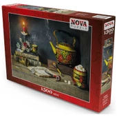 Nova Puzzle 44006 - Çay Molası 1500 Parça Mini Puzzle thumbnail 2