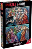 Anatolian 2x500 Parça Renkli Notalar Puzzle thumbnail 3