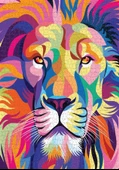 Nova 1000 Parça Renkli Aslan Portresi Puzzle thumbnail 3