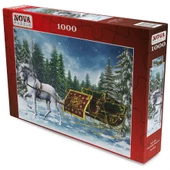 Nova 1000 Parça Yolculuğa Hazırlık (Atlı Kızak) Puzzle thumbnail 2